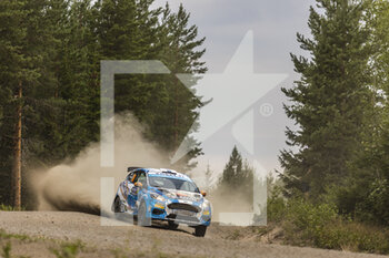 2022-08-05 - 38 JOONA Lauri (fin), KORHONEN Mikael (fin), Ford Fiesta Rally3, action during the Rally Finland 2022, 8th round of the 2022 WRC World Rally Car Championship, from August 4 to 7, 2022 at Jyvaskyla, Finland - AUTO - WRC - RALLY FINLAND 2022 - RALLY - MOTORS
