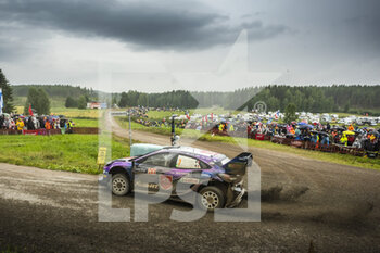 2022-08-06 - 07 LOUBET Pierre-Louis (era), LANDAIS Vincent (far), M-Sport Ford World Rally Team, Ford Puma Rally 1, action during the Rally Finland 2022, 8th round of the 2022 WRC World Rally Car Championship, from August 4 to 7, 2022 at Jyvaskyla, Finland - AUTO - WRC - RALLY FINLAND 2022 - RALLY - MOTORS