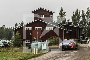 2022-08-06 - 11 NEUVILLE Thierry (bel), WYDAEGHE Martijn (bel), Hyundai Shell Mobis World Rally Team, Hyundai i20 N Rally 1, action during the Rally Finland 2022, 8th round of the 2022 WRC World Rally Car Championship, from August 4 to 7, 2022 at Jyvaskyla, Finland - AUTO - WRC - RALLY FINLAND 2022 - RALLY - MOTORS