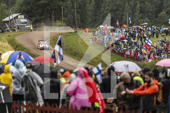 2022-08-06 - 18 KATSUTA Takamoto (jpn), JOHNSTON Aaron (irl), Toyota Gazoo Racing WRT, Toyota GR Yaris Rally 1, action during the Rally Finland 2022, 8th round of the 2022 WRC World Rally Car Championship, from August 4 to 7, 2022 at Jyvaskyla, Finland - AUTO - WRC - RALLY FINLAND 2022 - RALLY - MOTORS