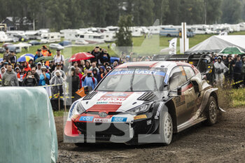 2022-08-06 - 33 EVANS Elfyn (gbr), MARTIN Scott (gbr), Toyota Gazoo Racing WRT, Toyota GR Yaris Rally 1, action during the Rally Finland 2022, 8th round of the 2022 WRC World Rally Car Championship, from August 4 to 7, 2022 at Jyvaskyla, Finland - AUTO - WRC - RALLY FINLAND 2022 - RALLY - MOTORS