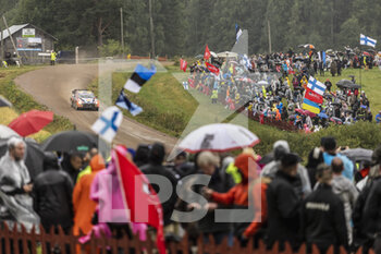 2022-08-06 - 08 TANAK Ott (est), JARVEOJA Martin (est), Hyundai Shell Mobis World Rally Team, Hyundai i20 N Rally 1, action during the Rally Finland 2022, 8th round of the 2022 WRC World Rally Car Championship, from August 4 to 7, 2022 at Jyvaskyla, Finland - AUTO - WRC - RALLY FINLAND 2022 - RALLY - MOTORS