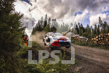 2022-08-06 - 33 EVANS Elfyn (gbr), MARTIN Scott (gbr), Toyota Gazoo Racing WRT, Toyota GR Yaris Rally 1, action during the Rally Finland 2022, 8th round of the 2022 WRC World Rally Car Championship, from August 4 to 7, 2022 at Jyvaskyla, Finland - AUTO - WRC - RALLY FINLAND 2022 - RALLY - MOTORS