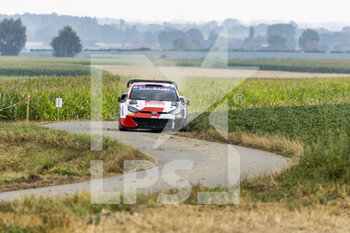 2022-08-18 - 18 KATSUTA Takamoto (jpn), JOHNSTON Aaron (irl), Toyota Gazoo Racing WRT, Toyota GR Yaris Rally 1, action during the Ypres Rally Belgium 2022, 9th round of the 2022 WRC World Rally Car Championship, from August 18 to 21, 2022 at Ypres, Belgium - AUTO - WRC - YPRES RALLY BELGIUM 2022 - RALLY - MOTORS