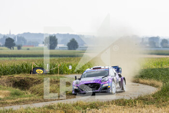 2022-08-18 - 44 GREENSMITH Gus (gbr), ANDERSSON Jonas (swe), M-Sport Ford World Rally Team, Ford Puma Rally 1, action during the Ypres Rally Belgium 2022, 9th round of the 2022 WRC World Rally Car Championship, from August 18 to 21, 2022 at Ypres, Belgium - AUTO - WRC - YPRES RALLY BELGIUM 2022 - RALLY - MOTORS