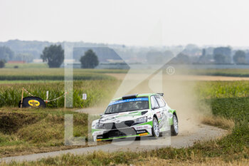 2022-08-18 - 22 GRYAZIN Nikolay (raf), ALEKSANDROV Konstantin (raf), Toksport WRT 2, Skoda Fabia Evo, action during the Ypres Rally Belgium 2022, 9th round of the 2022 WRC World Rally Car Championship, from August 18 to 21, 2022 at Ypres, Belgium - AUTO - WRC - YPRES RALLY BELGIUM 2022 - RALLY - MOTORS