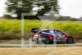 2022-08-18 - 02 SOLBERG Olivier (swe), EDMONDSON Elliot (gbr), Hyundai Shell Mobis World Rally Team, Hyundai i20 N Rally 1, action during the Ypres Rally Belgium 2022, 9th round of the 2022 WRC World Rally Car Championship, from August 18 to 21, 2022 at Ypres, Belgium - AUTO - WRC - YPRES RALLY BELGIUM 2022 - RALLY - MOTORS