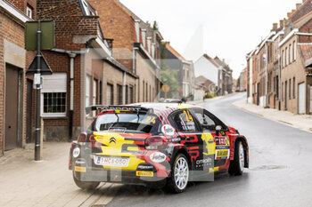 2022-08-18 - 24 LEFEBVRE Stephane (fra), MALFOY Andy (fra), Citroen C3, action during the Ypres Rally Belgium 2022, 9th round of the 2022 WRC World Rally Car Championship, from August 18 to 21, 2022 at Ypres, Belgium - AUTO - WRC - YPRES RALLY BELGIUM 2022 - RALLY - MOTORS