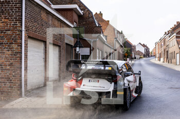 2022-08-18 - 18 KATSUTA Takamoto (jpn), JOHNSTON Aaron (irl), Toyota Gazoo Racing WRT, Toyota GR Yaris Rally 1, action during the Ypres Rally Belgium 2022, 9th round of the 2022 WRC World Rally Car Championship, from August 18 to 21, 2022 at Ypres, Belgium - AUTO - WRC - YPRES RALLY BELGIUM 2022 - RALLY - MOTORS