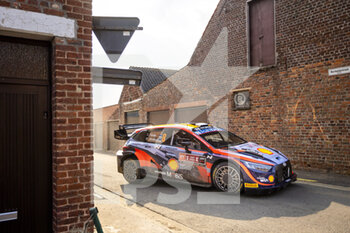 2022-08-18 - 08 TANAK Ott (est), JARVEOJA Martin (est), Hyundai Shell Mobis World Rally Team, Hyundai i20 N Rally 1, action during the Ypres Rally Belgium 2022, 9th round of the 2022 WRC World Rally Car Championship, from August 18 to 21, 2022 at Ypres, Belgium - AUTO - WRC - YPRES RALLY BELGIUM 2022 - RALLY - MOTORS