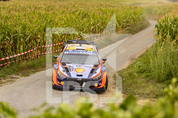 2022-08-19 - 08 TANAK Ott (est), JARVEOJA Martin (est), Hyundai Shell Mobis World Rally Team, Hyundai i20 N Rally 1, action during the Ypres Rally Belgium 2022, 9th round of the 2022 WRC World Rally Car Championship, from August 18 to 21, 2022 at Ypres, Belgium - AUTO - WRC - YPRES RALLY BELGIUM 2022 - RALLY - MOTORS