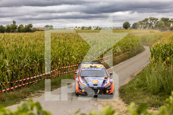 2022-08-19 - 11 NEUVILLE Thierry (bel), WYDAEGHE Martijn (bel), Hyundai Shell Mobis World Rally Team, Hyundai i20 N Rally 1, action during the Ypres Rally Belgium 2022, 9th round of the 2022 WRC World Rally Car Championship, from August 18 to 21, 2022 at Ypres, Belgium - AUTO - WRC - YPRES RALLY BELGIUM 2022 - RALLY - MOTORS