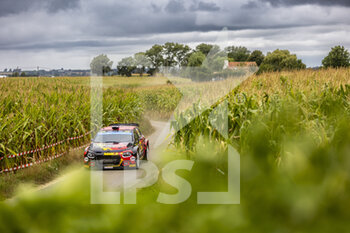 2022-08-19 - 24 LEFEBVRE Stephane (fra), MALFOY Andy (fra), Citroen C3, action during the Ypres Rally Belgium 2022, 9th round of the 2022 WRC World Rally Car Championship, from August 18 to 21, 2022 at Ypres, Belgium - AUTO - WRC - YPRES RALLY BELGIUM 2022 - RALLY - MOTORS