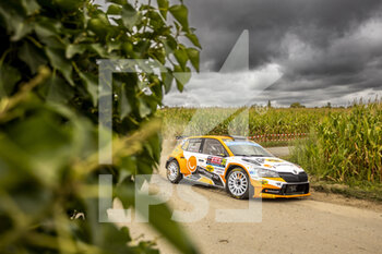 2022-08-19 - 31 INGRAM Christopher (gbSANJUAN Rodrigo (esp), r), DREW Craig (gbr), Skoda Fabia Evo, action during the Ypres Rally Belgium 2022, 9th round of the 2022 WRC World Rally Car Championship, from August 18 to 21, 2022 at Ypres, Belgium - AUTO - WRC - YPRES RALLY BELGIUM 2022 - RALLY - MOTORS