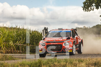 2022-08-19 - 21 ROSSEL Yohan (fra), SARREAUD Valentin (fra), Citroen C3, action during the Ypres Rally Belgium 2022, 9th round of the 2022 WRC World Rally Car Championship, from August 18 to 21, 2022 at Ypres, Belgium - AUTO - WRC - YPRES RALLY BELGIUM 2022 - RALLY - MOTORS