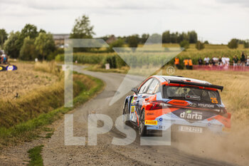 2022-08-19 - 25 MUNSTER Gregoire (lux), LOUKA Louis (bel), Hyundai i20N, action during the Ypres Rally Belgium 2022, 9th round of the 2022 WRC World Rally Car Championship, from August 18 to 21, 2022 at Ypres, Belgium - AUTO - WRC - YPRES RALLY BELGIUM 2022 - RALLY - MOTORS