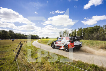2022-08-20 - 18 KATSUTA Takamoto (jpn), JOHNSTON Aaron (irl), Toyota Gazoo Racing WRT, Toyota GR Yaris Rally 1, action during the Ypres Rally Belgium 2022, 9th round of the 2022 WRC World Rally Car Championship, from August 18 to 21, 2022 at Ypres, Belgium - AUTO - WRC - YPRES RALLY BELGIUM 2022 - RALLY - MOTORS