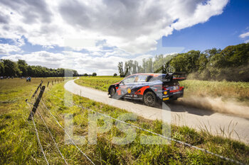 2022-08-20 - 11 NEUVILLE Thierry (bel), WYDAEGHE Martijn (bel), Hyundai Shell Mobis World Rally Team, Hyundai i20 N Rally 1, action during the Ypres Rally Belgium 2022, 9th round of the 2022 WRC World Rally Car Championship, from August 18 to 21, 2022 at Ypres, Belgium - AUTO - WRC - YPRES RALLY BELGIUM 2022 - RALLY - MOTORS