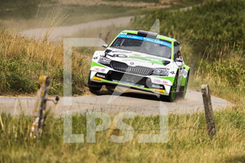 2022-08-20 - 22 GRYAZIN Nikolay (raf), ALEKSANDROV Konstantin (raf), Toksport WRT 2, Skoda Fabia Evo, action during the Ypres Rally Belgium 2022, 9th round of the 2022 WRC World Rally Car Championship, from August 18 to 21, 2022 at Ypres, Belgium - AUTO - WRC - YPRES RALLY BELGIUM 2022 - RALLY - MOTORS