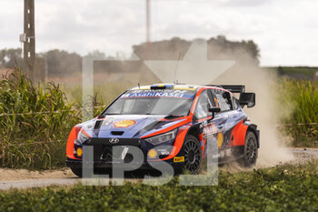 2022-08-20 - 02 SOLBERG Olivier (swe), EDMONDSON Elliot (gbr), Hyundai Shell Mobis World Rally Team, Hyundai i20 N Rally 1, action during the Ypres Rally Belgium 2022, 9th round of the 2022 WRC World Rally Car Championship, from August 18 to 21, 2022 at Ypres, Belgium - AUTO - WRC - YPRES RALLY BELGIUM 2022 - RALLY - MOTORS