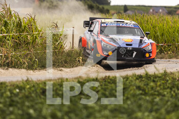 2022-08-20 - 08 TANAK Ott (est), JARVEOJA Martin (est), Hyundai Shell Mobis World Rally Team, Hyundai i20 N Rally 1, action during the Ypres Rally Belgium 2022, 9th round of the 2022 WRC World Rally Car Championship, from August 18 to 21, 2022 at Ypres, Belgium - AUTO - WRC - YPRES RALLY BELGIUM 2022 - RALLY - MOTORS