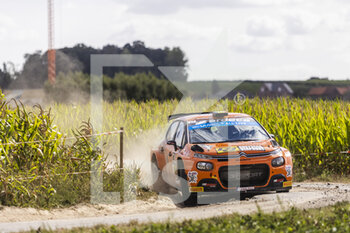 2022-08-20 - 27 VANNESTE Davy (bel), D' ALLEINE Kris (bel), Citroen C3, action during the Ypres Rally Belgium 2022, 9th round of the 2022 WRC World Rally Car Championship, from August 18 to 21, 2022 at Ypres, Belgium - AUTO - WRC - YPRES RALLY BELGIUM 2022 - RALLY - MOTORS