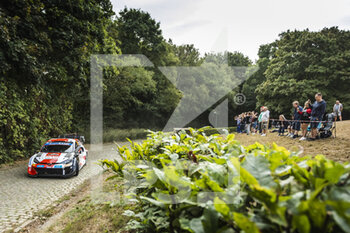 2022-08-21 - 69 ROVANPERA Kalle (fin), HALTTUNEN Jonne (FIN), Toyota Gazoo Racing WRT, Toyota GR Yaris Rally 1, action during the Ypres Rally Belgium 2022, 9th round of the 2022 WRC World Rally Car Championship, from August 18 to 21, 2022 at Ypres, Belgium - AUTO - WRC - YPRES RALLY BELGIUM 2022 - RALLY - MOTORS
