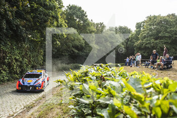 2022-08-21 - 08 TANAK Ott (est), JARVEOJA Martin (est), Hyundai Shell Mobis World Rally Team, Hyundai i20 N Rally 1, action during the Ypres Rally Belgium 2022, 9th round of the 2022 WRC World Rally Car Championship, from August 18 to 21, 2022 at Ypres, Belgium - AUTO - WRC - YPRES RALLY BELGIUM 2022 - RALLY - MOTORS