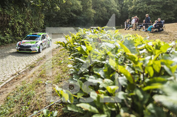 2022-08-21 - 20 MIKKELSEN Andreas (nor), ERIKSEN Torstein (nor), Toksport WRT, Skoda Fabia Evo, action during the Ypres Rally Belgium 2022, 9th round of the 2022 WRC World Rally Car Championship, from August 18 to 21, 2022 at Ypres, Belgium - AUTO - WRC - YPRES RALLY BELGIUM 2022 - RALLY - MOTORS