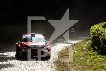 2022-08-21 - 21 ROSSEL Yohan (fra), SARREAUD Valentin (fra), Citroen C3, action during the Ypres Rally Belgium 2022, 9th round of the 2022 WRC World Rally Car Championship, from August 18 to 21, 2022 at Ypres, Belgium - AUTO - WRC - YPRES RALLY BELGIUM 2022 - RALLY - MOTORS