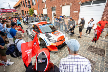 2022-08-21 - 18 KATSUTA Takamoto (jpn), JOHNSTON Aaron (irl), Toyota Gazoo Racing WRT, Toyota GR Yaris Rally 1, action during the Ypres Rally Belgium 2022, 9th round of the 2022 WRC World Rally Car Championship, from August 18 to 21, 2022 at Ypres, Belgium - AUTO - WRC - YPRES RALLY BELGIUM 2022 - RALLY - MOTORS