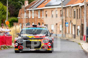 2022-08-21 - 24 LEFEBVRE Stephane (fra), MALFOY Andy (fra), Citroen C3, action during the Ypres Rally Belgium 2022, 9th round of the 2022 WRC World Rally Car Championship, from August 18 to 21, 2022 at Ypres, Belgium - AUTO - WRC - YPRES RALLY BELGIUM 2022 - RALLY - MOTORS