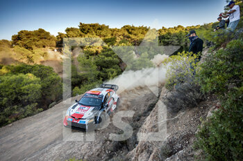 2022-09-09 - 69 ROVANPERA Kalle (fin), HALTTUNEN Jonne (FIN), Toyota Gazoo Racing WRT, Toyota GR Yaris Rally 1, action during the Acropolis Rally Greece 2022, 10th round of the 2022 WRC World Rally Car Championship, from September 8 to 11, 2022 at Lamia, Greece - AUTO - WRC - ACROPOLIS RALLY GREECE 2022 - RALLY - MOTORS