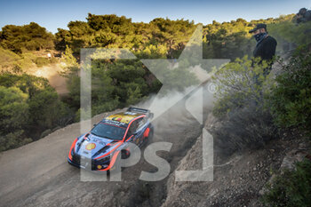 2022-09-09 - 11 NEUVILLE Thierry (bel), WYDAEGHE Martijn (bel), Hyundai Shell Mobis World Rally Team, Hyundai i20 N Rally 1, action during the Acropolis Rally Greece 2022, 10th round of the 2022 WRC World Rally Car Championship, from September 8 to 11, 2022 at Lamia, Greece - AUTO - WRC - ACROPOLIS RALLY GREECE 2022 - RALLY - MOTORS