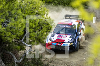 2022-09-09 - 04 LAPPI Esapekka (fin), FERM Janne (fin), Toyota Gazoo Racing WRT, Toyota GR Yaris Rally 1, action during the Acropolis Rally Greece 2022, 10th round of the 2022 WRC World Rally Car Championship, from September 8 to 11, 2022 at Lamia, Greece - AUTO - WRC - ACROPOLIS RALLY GREECE 2022 - RALLY - MOTORS