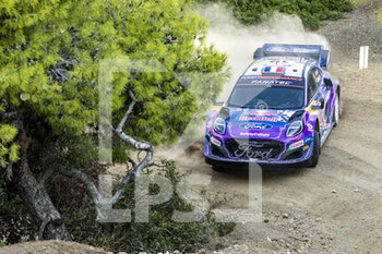 2022-09-09 - 19 LOEB Sebastien (fra), GALMICHE Isabelle (fra), M-Sport Ford World Rally Team, Ford Puma Rally 1, action during the Acropolis Rally Greece 2022, 10th round of the 2022 WRC World Rally Car Championship, from September 8 to 11, 2022 at Lamia, Greece - AUTO - WRC - ACROPOLIS RALLY GREECE 2022 - RALLY - MOTORS