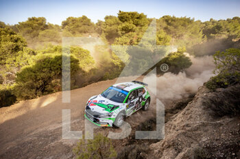 2022-09-09 - 24 BULACIA Marco (bol), DER OHANNESIAN Marcelo (arg), Toksport WRT, Skoda Fabia Evo, action during the Acropolis Rally Greece 2022, 10th round of the 2022 WRC World Rally Car Championship, from September 8 to 11, 2022 at Lamia, Greece - AUTO - WRC - ACROPOLIS RALLY GREECE 2022 - RALLY - MOTORS