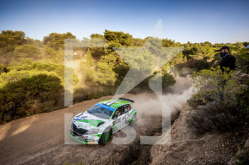 2022-09-09 - 25 LINDHOLM Emil (fin), HAMALAINEN Reeta (fin), Toksport WRT 2, Skoda Fabia Evo, action during the Acropolis Rally Greece 2022, 10th round of the 2022 WRC World Rally Car Championship, from September 8 to 11, 2022 at Lamia, Greece - AUTO - WRC - ACROPOLIS RALLY GREECE 2022 - RALLY - MOTORS