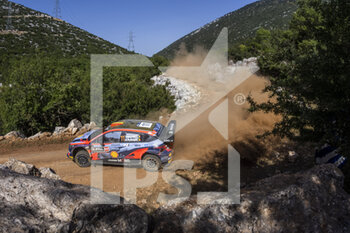 2022-09-09 - 11 NEUVILLE Thierry (bel), WYDAEGHE Martijn (bel), Hyundai Shell Mobis World Rally Team, Hyundai i20 N Rally 1, action during the Acropolis Rally Greece 2022, 10th round of the 2022 WRC World Rally Car Championship, from September 8 to 11, 2022 at Lamia, Greece - AUTO - WRC - ACROPOLIS RALLY GREECE 2022 - RALLY - MOTORS