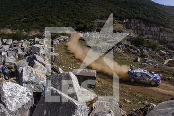 2022-09-09 - 44 GREENSMITH Gus (gbr), ANDERSSON Jonas (swe), M-Sport Ford World Rally Team, Ford Puma Rally 1, action during the Acropolis Rally Greece 2022, 10th round of the 2022 WRC World Rally Car Championship, from September 8 to 11, 2022 at Lamia, Greece - AUTO - WRC - ACROPOLIS RALLY GREECE 2022 - RALLY - MOTORS
