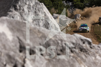 2022-09-09 - 20 MIKKELSEN Andreas (nor), ERIKSEN Torstein (nor), Toksport WRT, Skoda Fabia Evo, action during the Acropolis Rally Greece 2022, 10th round of the 2022 WRC World Rally Car Championship, from September 8 to 11, 2022 at Lamia, Greece - AUTO - WRC - ACROPOLIS RALLY GREECE 2022 - RALLY - MOTORS