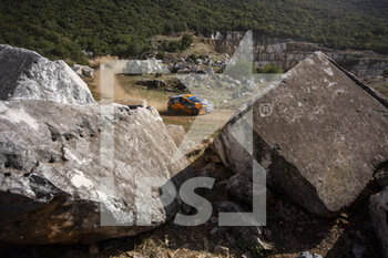 2022-09-09 - 28 LINNAMAE Georg (est), MORGAN James (gbr), ALM Motorsport, Volkswagen Polo GTI, action during the Acropolis Rally Greece 2022, 10th round of the 2022 WRC World Rally Car Championship, from September 8 to 11, 2022 at Lamia, Greece - AUTO - WRC - ACROPOLIS RALLY GREECE 2022 - RALLY - MOTORS