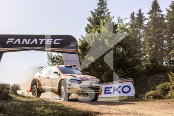 2022-09-10 - 50 TSOULOFTAS Alexandros (grc), WHITTOCK Ross (gbr), Volkswagen Polo GTI, action during the Acropolis Rally Greece 2022, 10th round of the 2022 WRC World Rally Car Championship, from September 8 to 11, 2022 at Lamia, Greece - AUTO - WRC - ACROPOLIS RALLY GREECE 2022 - RALLY - MOTORS