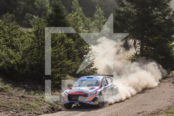 10/09/2022 - 31 MUNSTER Gregoire (lux), LOUKA Louis (bel), Hyundai i20N, action during the Acropolis Rally Greece 2022, 10th round of the 2022 WRC World Rally Car Championship, from September 8 to 11, 2022 at Lamia, Greece - AUTO - WRC - ACROPOLIS RALLY GREECE 2022 - RALLY - MOTORI