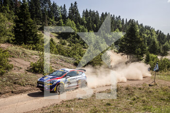 10/09/2022 - 58 PAJARI Sami (fin), MALKONEN Enni (fin), Ford Fiesta Rally3, action during the Acropolis Rally Greece 2022, 10th round of the 2022 WRC World Rally Car Championship, from September 8 to 11, 2022 at Lamia, Greece - AUTO - WRC - ACROPOLIS RALLY GREECE 2022 - RALLY - MOTORI