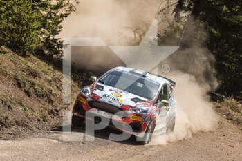 10/09/2022 - 64 DOMINGUEZ Diego (pry), PENATE Rogelio (esp), Ford Fiesta Rally3, action during the Acropolis Rally Greece 2022, 10th round of the 2022 WRC World Rally Car Championship, from September 8 to 11, 2022 at Lamia, Greece - AUTO - WRC - ACROPOLIS RALLY GREECE 2022 - RALLY - MOTORI
