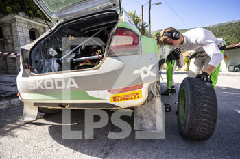 10/09/2022 - LINDHOLM Emil (fin), Toksport WRT 2, Skoda Fabia Evo, portrait during the Acropolis Rally Greece 2022, 10th round of the 2022 WRC World Rally Car Championship, from September 8 to 11, 2022 at Lamia, Greece - AUTO - WRC - ACROPOLIS RALLY GREECE 2022 - RALLY - MOTORI