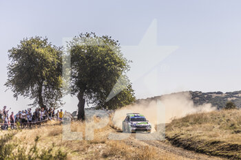 11/09/2022 - 25 LINDHOLM Emil (fin), HAMALAINEN Reeta (fin), Toksport WRT 2, Skoda Fabia Evo, action during the Acropolis Rally Greece 2022, 10th round of the 2022 WRC World Rally Car Championship, from September 8 to 11, 2022 at Lamia, Greece - AUTO - WRC - ACROPOLIS RALLY GREECE 2022 - RALLY - MOTORI