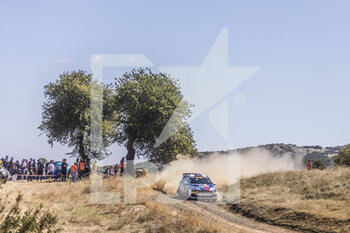 11/09/2022 - 60 VIRVES Robert (est), THULIN Julia (swe), Starter Energy Racing, Ford Fiesta Rally3, action during the Acropolis Rally Greece 2022, 10th round of the 2022 WRC World Rally Car Championship, from September 8 to 11, 2022 at Lamia, Greece - AUTO - WRC - ACROPOLIS RALLY GREECE 2022 - RALLY - MOTORI