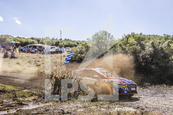 11/09/2022 - 58 PAJARI Sami (fin), MALKONEN Enni (fin), Ford Fiesta Rally3, action during the Acropolis Rally Greece 2022, 10th round of the 2022 WRC World Rally Car Championship, from September 8 to 11, 2022 at Lamia, Greece - AUTO - WRC - ACROPOLIS RALLY GREECE 2022 - RALLY - MOTORI
